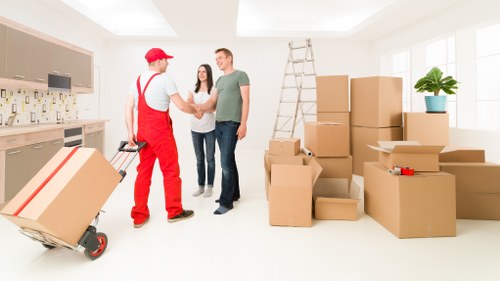 Packing and furniture protection for a North Sheen relocation