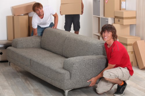 Packing and transport of office equipment for a North Sheen business move